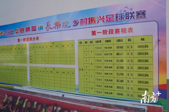 球乡“村超”赛程。 球乡“村超”赛程。
