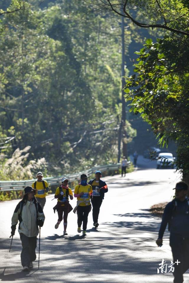 徒步爱好者在旅途中尽享清城自然生态之美 。南方+记者 曾亮超 摄 徒步爱好者在旅途中尽享清城自然生态之美 。南方+记者 曾亮超 摄
